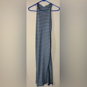 Striped Blue and White Women's Skirt